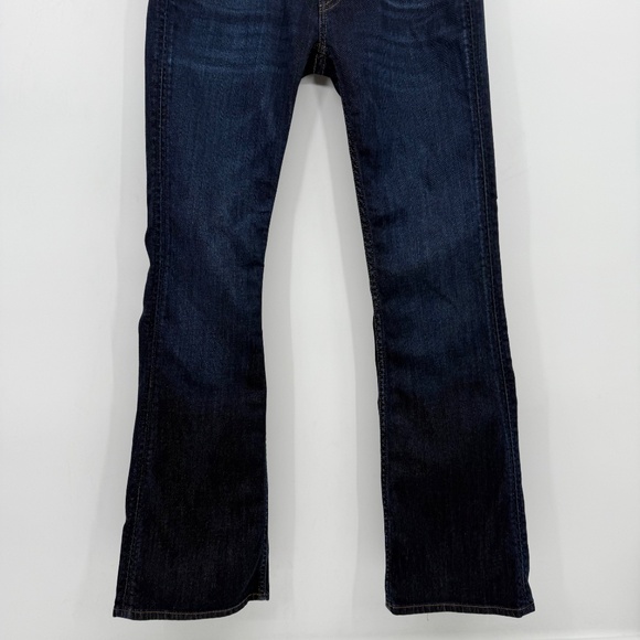 Hudson Jeans Women 26 Blue Signature Petite Bootcut Dark Wash Low Rise 90s Y2K - Picture 3 of 15